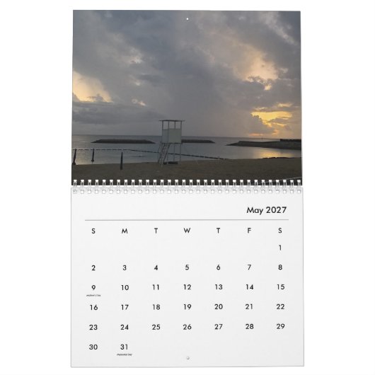 12-monatiger Kalender - Der Blick auf das Wasser (Mai 2027)