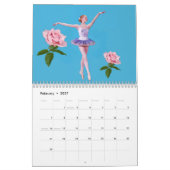 12-monatiger Kalender des Ballett-2015 (Feb 2027)