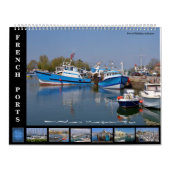 12-monatiger Kalender französischer Häfen (Titelbild)