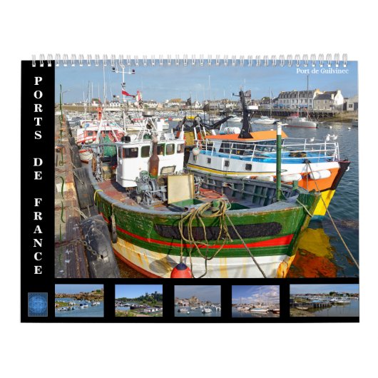 12-monatiger Kalender französischer Häfen (Titelbild)