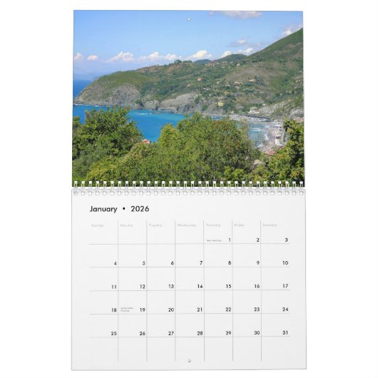 12-monatiges reizendes Levanto, Italien-Kalender Kalender (Jan 2026)