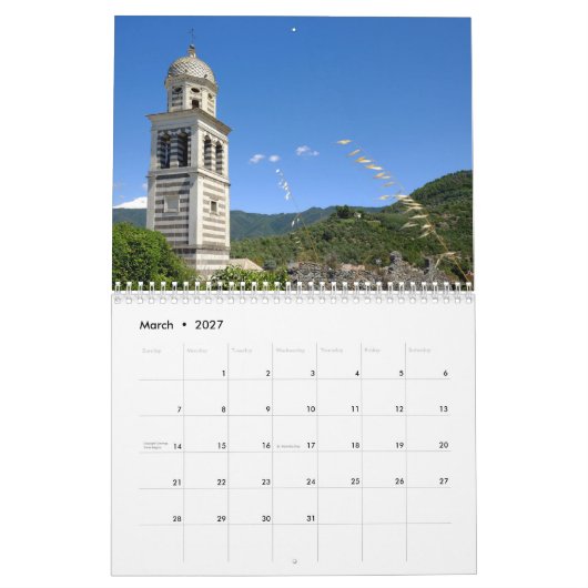 12-monatiges reizendes Levanto, Italien-Kalender Kalender (Mär 2027)