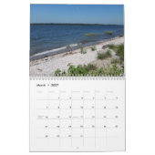 12-Monats-Ansicht der Küstenlinie Kalender (Mär 2027)