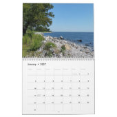 12-Monats-Ansicht der Küstenlinie Kalender (Jan 2027)