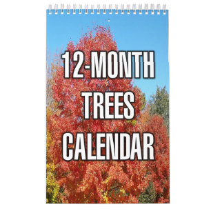 12-Monats-Bäume Kalender