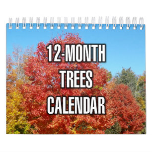 12-Monats-Bäume Kalender