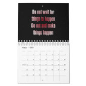 12-Monats-Ermutigungszitate Kalender (Mär 2027)
