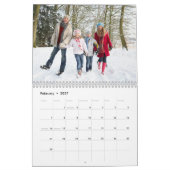 12-Monats-Familien-Foto Kalender (Feb 2027)