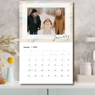 12-Monats-Fotokalender – Geschenk für Großeltern Kalender