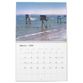 12-Monats-Kalender am Ufer Kalender (Feb 2026)