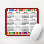 12-Monats-Kalender des Jahres 2025 Mousepad (Mit Mouse)