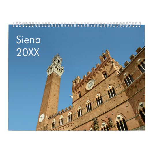12-Monats-Kalender Siena (Italien) Kalender (Titelbild)