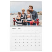 12-Monats-Moderne-Familien-Foto Kalender (Jan 2027)
