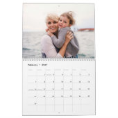 12-Monats-Moderne-Familien-Foto Kalender (Feb 2027)