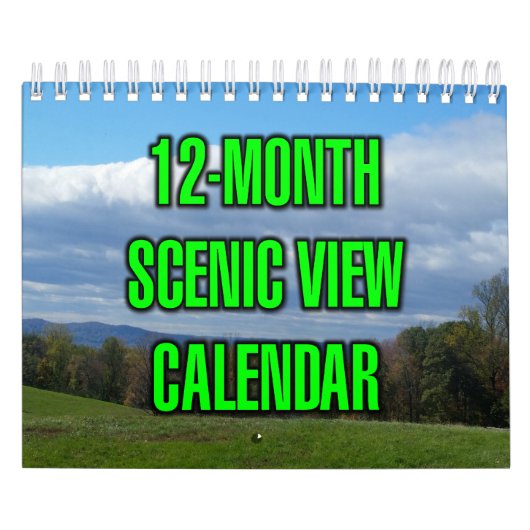 12-Monats-Panoramablick Kalender (Titelbild)