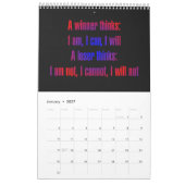 12-Monats-Zitate zur Ermutigung Kalender (Jan 2027)