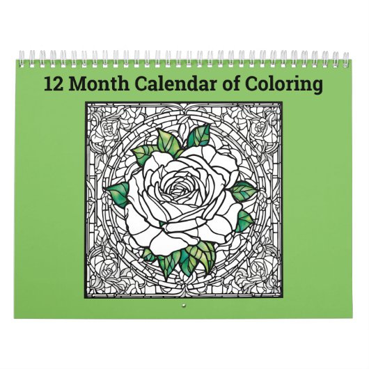 12 Monatskalender für Rose Schmetterlinge Kalender (Titelbild)