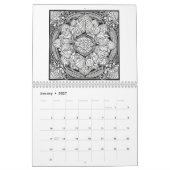 12 Monatskalender für Rose Schmetterlinge Kalender (Jan 2027)