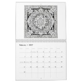 12 Monatskalender für Rose Schmetterlinge Kalender (Feb 2027)