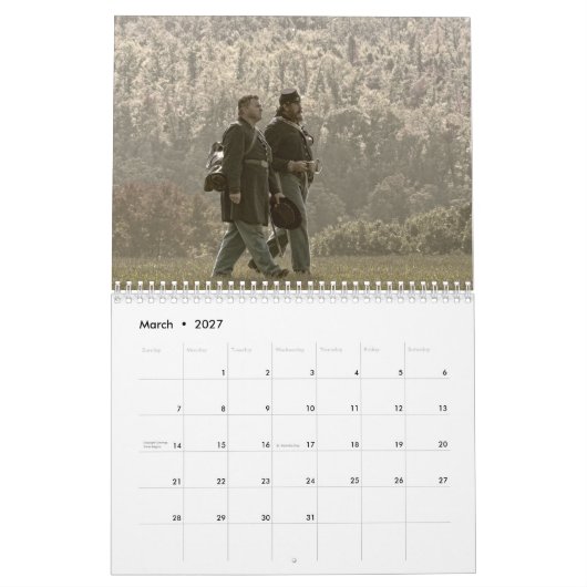 12 Monatskalender Kalender (Mär 2027)
