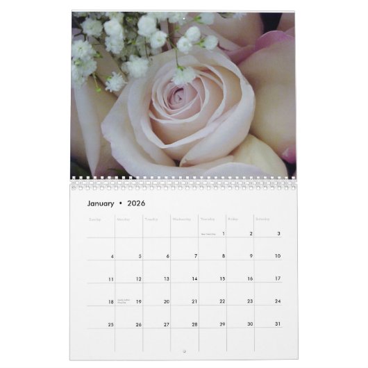 12 Monatskalender Kalender (Jan 2026)