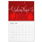 12 Monatskalender Kalender (Feb 2027)