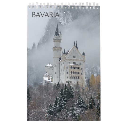12 month Bavaria Wall Calendar Kalender (Titelbild)