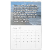 12-Month Easter Biblical Scripture Verses Kalender (Feb 2027)