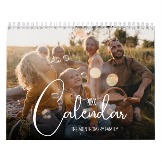 12 Month Family Custom Photo Kalender (Titelbild)