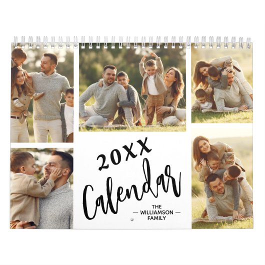 12 Month Family Custom Photo Kalender (Titelbild)