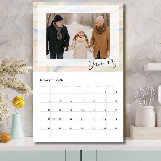 12-Month Photo Calendar – Grandparent Gift Kalender