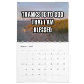 12-Month "Thanks Be To God That I Am..." Kalender (Mär 2027)
