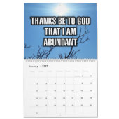 12-Month "Thanks Be To God That I Am..." Kalender (Jan 2027)