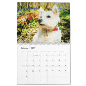 12 Month West Highland Terrier Dogs Westies Gesche Kalender (Feb 2027)