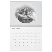 12 Months of Adorable Pencil Drawing Kittens Kalender (Mär 2027)