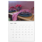 12 Months of Tablescapes Calendar 2026 Kalender (Mär 2026)