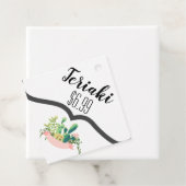 12 Name Preis Tags Bohemisch Cactus succulents Des Geschenkanhänger (Beispiel)