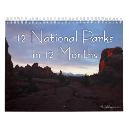12 Nationalparks in 12 Monaten, 5. Kalender