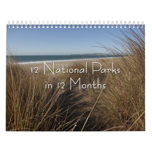 12 Nationalparks in 12 Monaten, 6. Kalender (Titelbild)