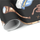 #12 Nautical Haven Wrapping Paper "Big Size" Geschenkpapier (Rolleneckpunkt)