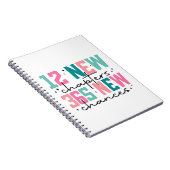 12 neue Kapitel, 365 neue Chancen 100 Tage Notizblock (Rechte Seite)