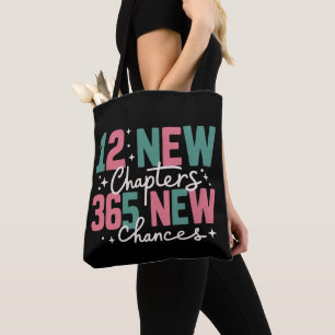12 neue Kapitel 365 neue Chancen Inspirierend Tasche