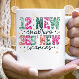 12 NEUES KAPITEL 365 NEUE ÄNDERUNGEN - JAHRESGIFTS KAFFEETASSE