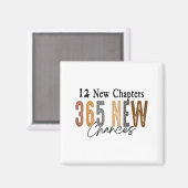 12 New Chapters 365 New Chances Family Magnet (Vorderseite/Rückseite)
