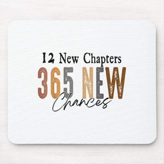 12 New Chapters 365 New Chances Family  Mousepad (Vorne)