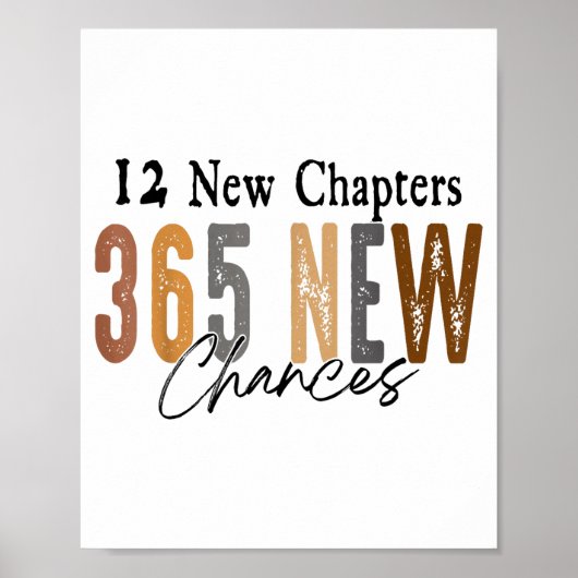 12 New Chapters 365 New Chances Family  Poster (Vorne)