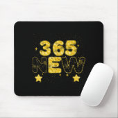 12 New Chapters 365 New Chances Happy New Year 202 Mousepad (Mit Mouse)