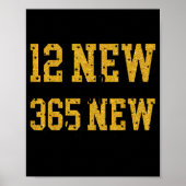 12 New Chapters 365 New Chances Happy New Year Par Poster (Vorne)