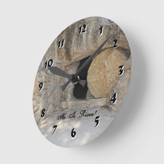 12 Nummernauswahl — Jesus Tomb Uhr (Winkel)