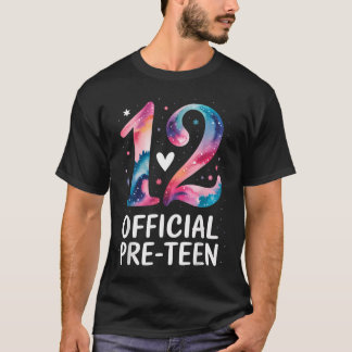 12 Offizielles 12. Geburtstagskind 12 Jahre T-Shirt